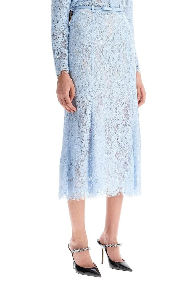 Self Portrait lace midi skirt in seven 2