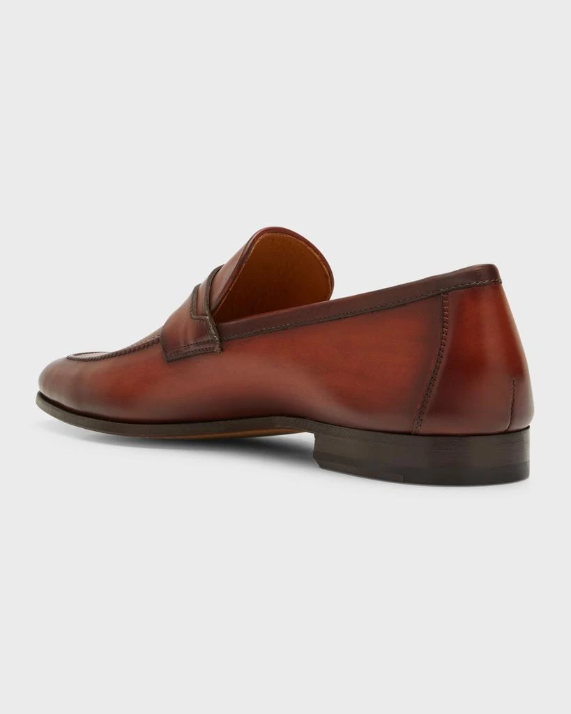 Magnanni Men's Sasso Leather Penny Loafers 4