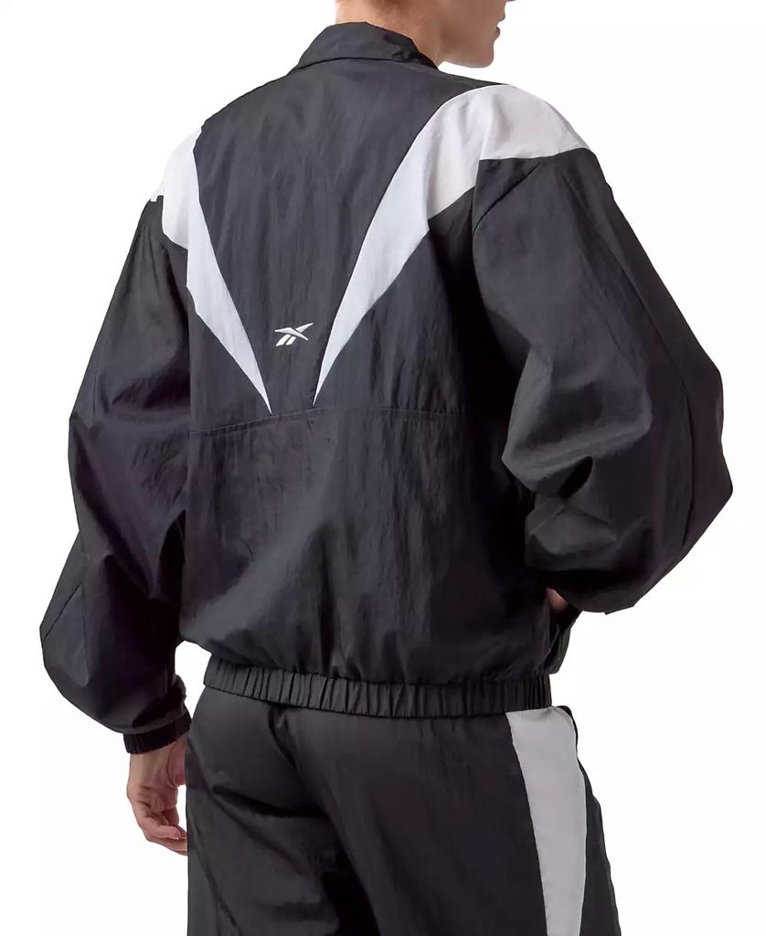 Reebok Women's Back Vector Colorblocked Track Jacket