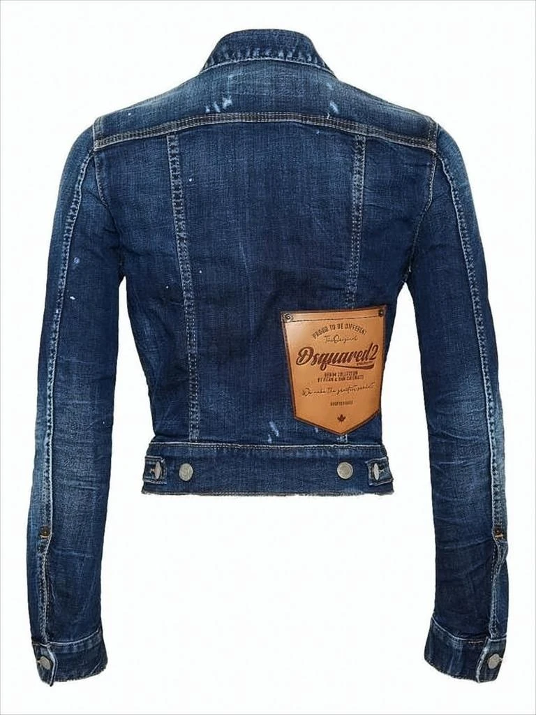 DSQUARED2 Cropped Denim Jacket 3