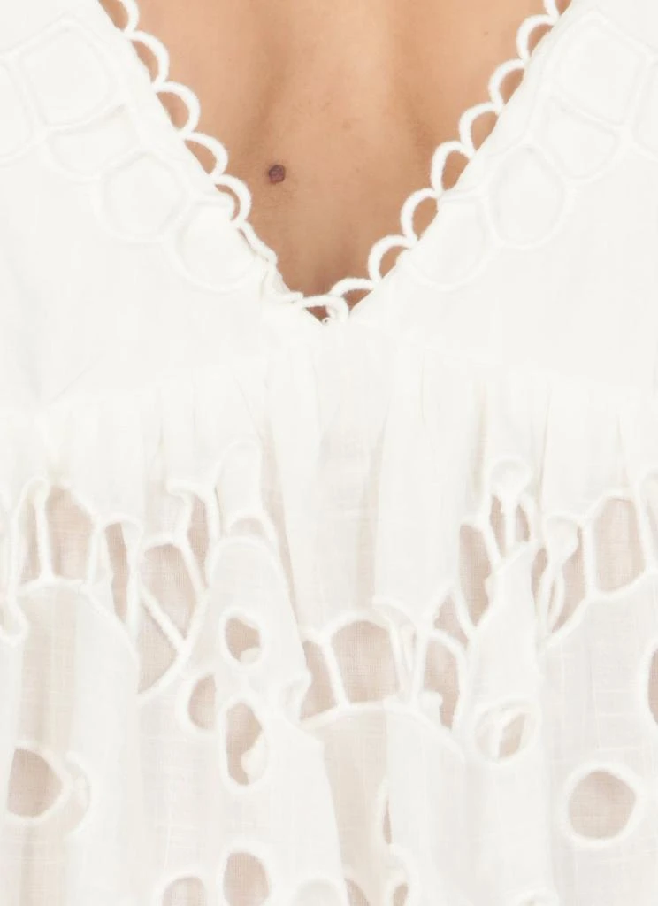 Zimmermann Zimmermann Lexi Embroidered Scallop Edge Slip Dress 5