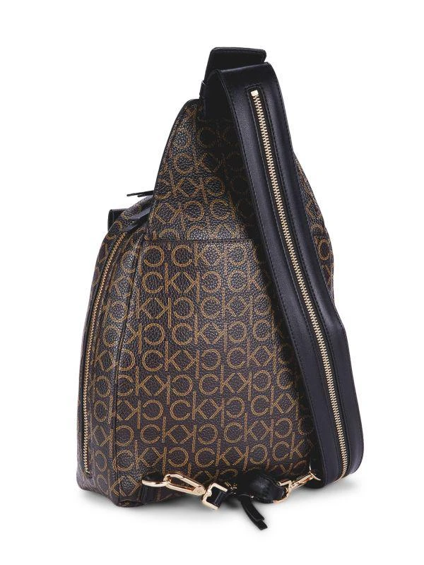 Calvin Klein Millie Logo Print Backpack 4