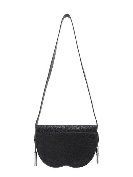 Burberry LEATHER FOLDOVER TOP SATCHEL BAG 2