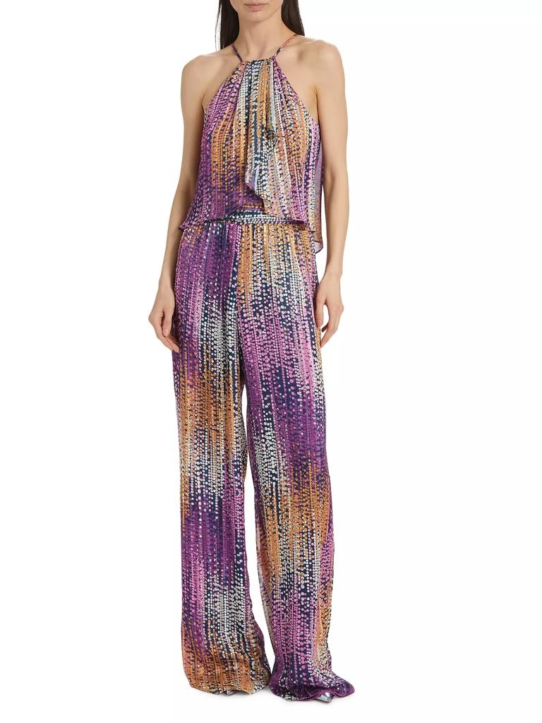 Ramy Brook Leora Tie-Dye Dotted Jumpsuit 2