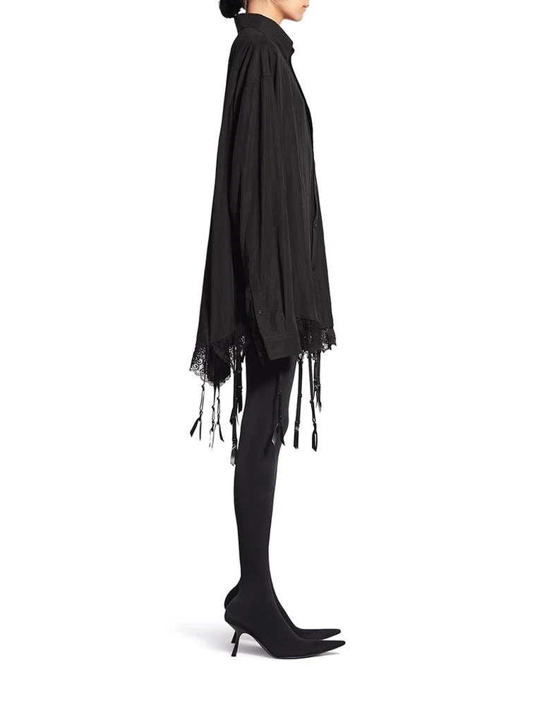 Balenciaga BLACK LINGERIE SHIRT 5