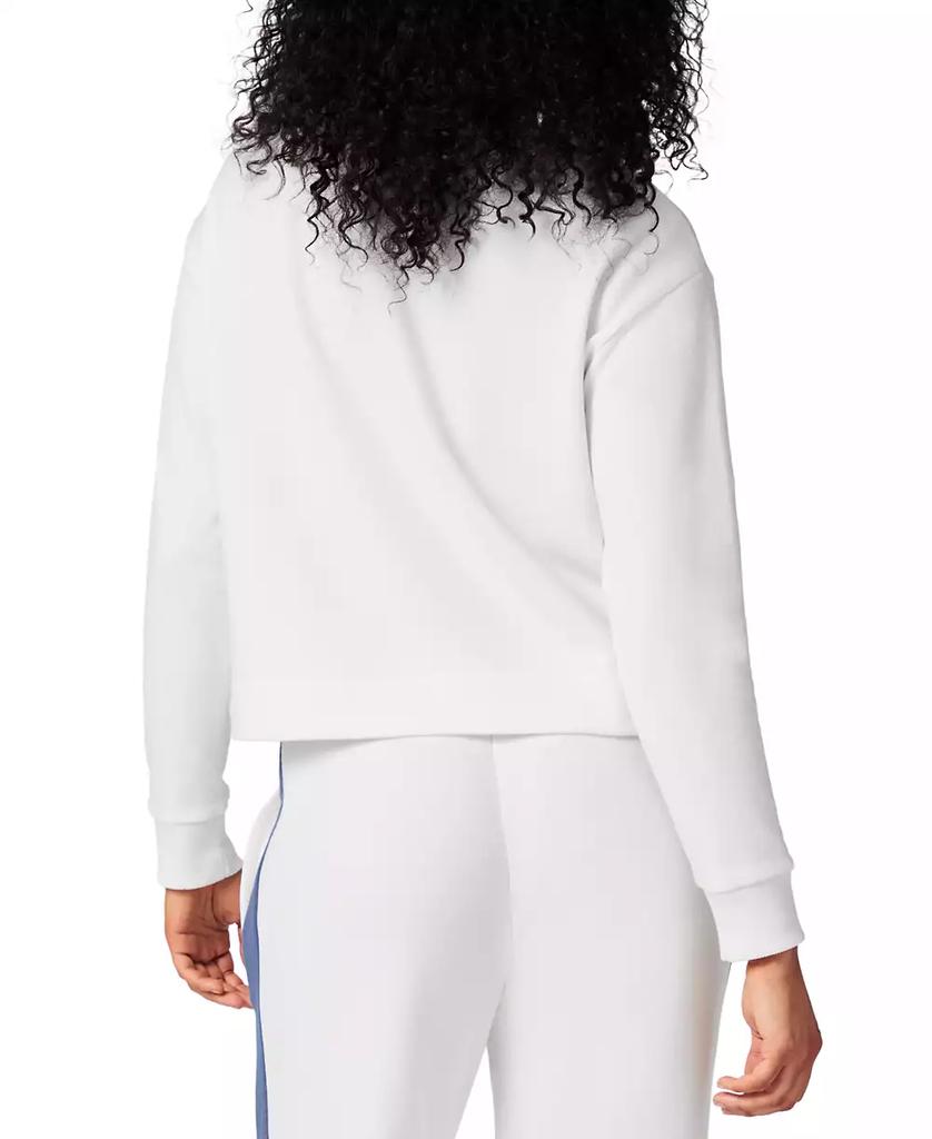 GAP Women's French Terry Crewneck Logo Pajama Top - Exclusively at Macy's