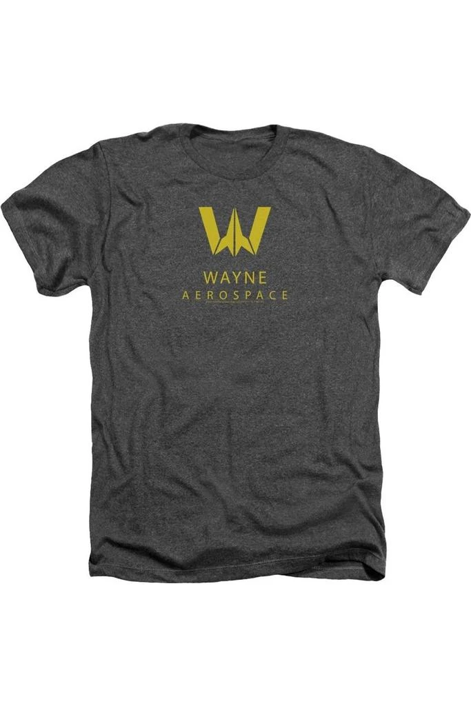 Justice League Movie Wayne Aerospace Adult Heather Tee / T-Shirt 1