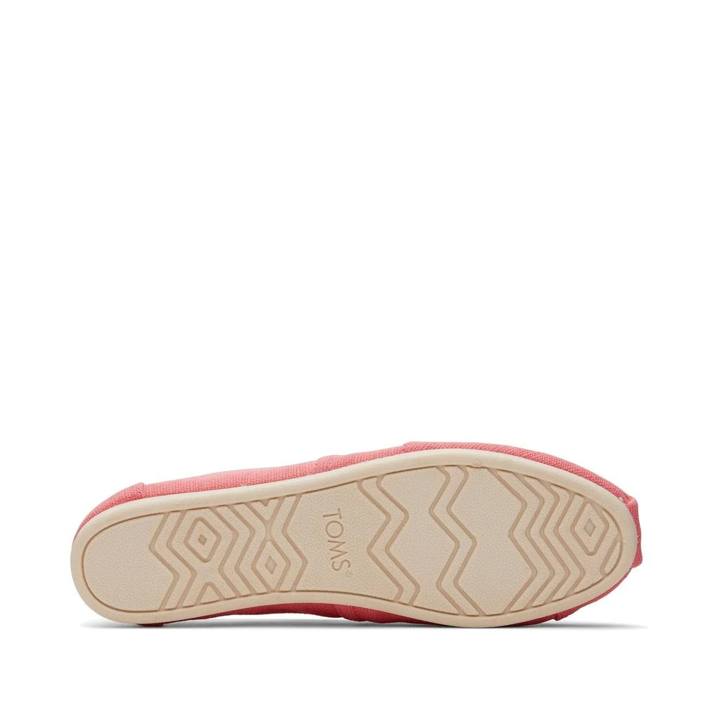 TOMS Shoes Classic Alpargata Shell Pink Heritage Canvas 5