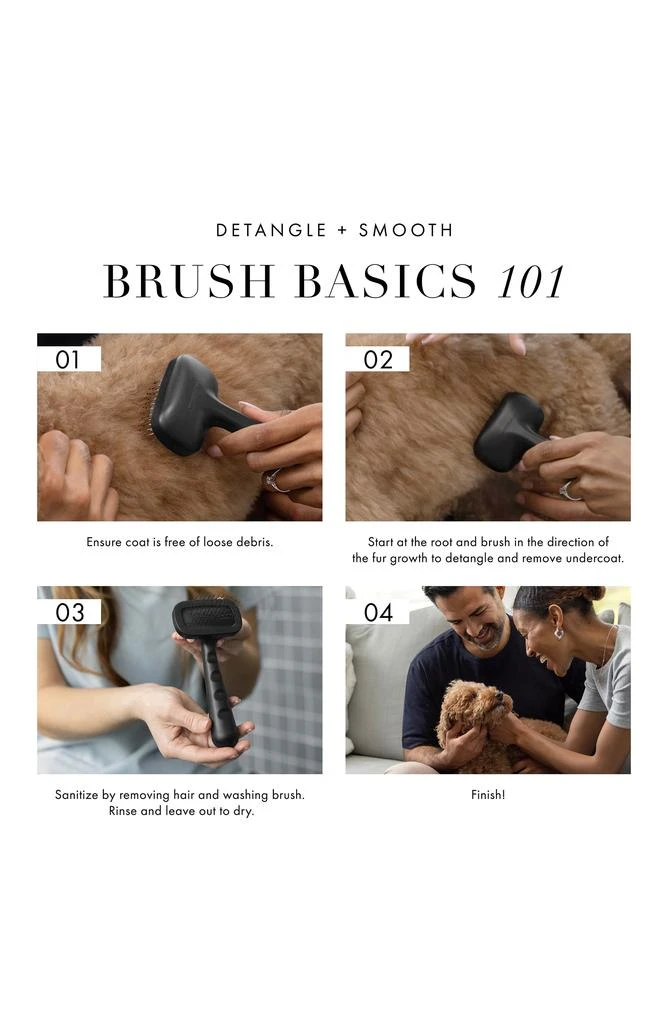 Tweezerman Small Coated Tip Slicker Brush 7