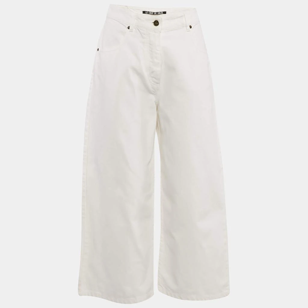 Jacquemus Jacquemus White Denim Le Coup de Soleil Wide Leg Jeans M/Waist 32" 1