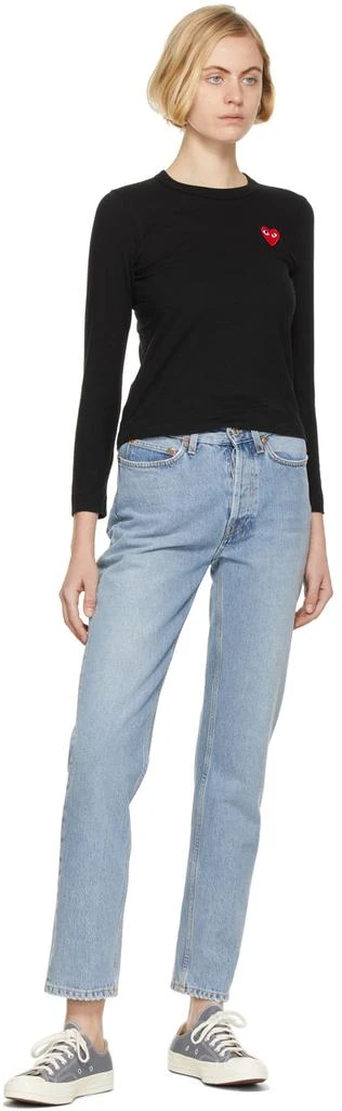 Comme des Garcons Grey Converse Edition Half Heart Chuck 70 Low Sneakers 6