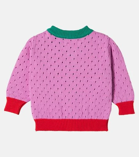 BOBO CHOSES Baby open-knit cotton cardigan 2