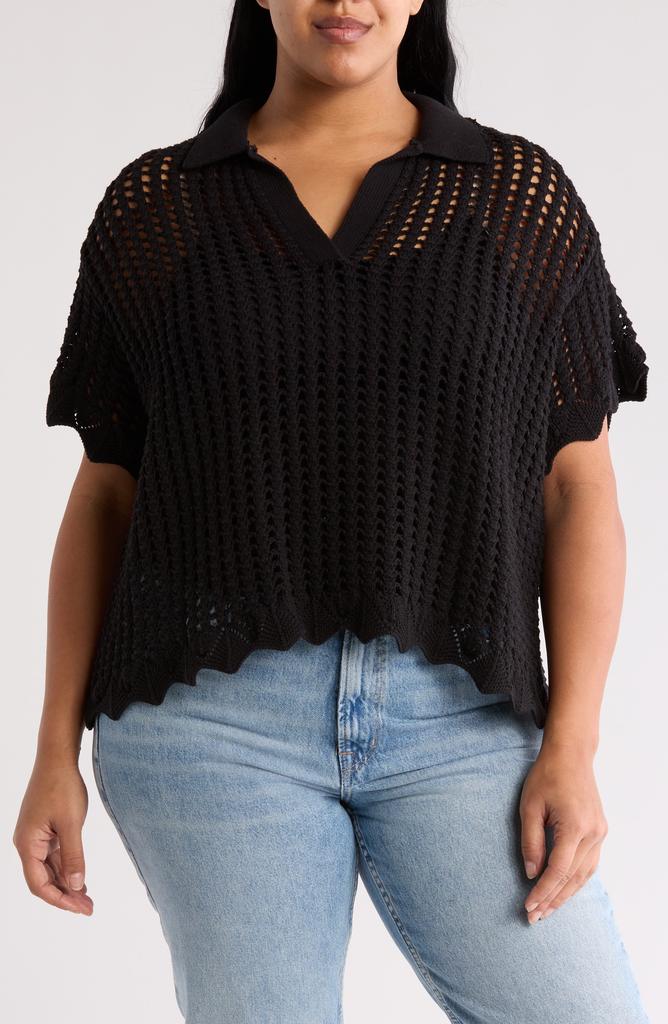 DR2 by Daniel Rainn Pointelle Knit Polo