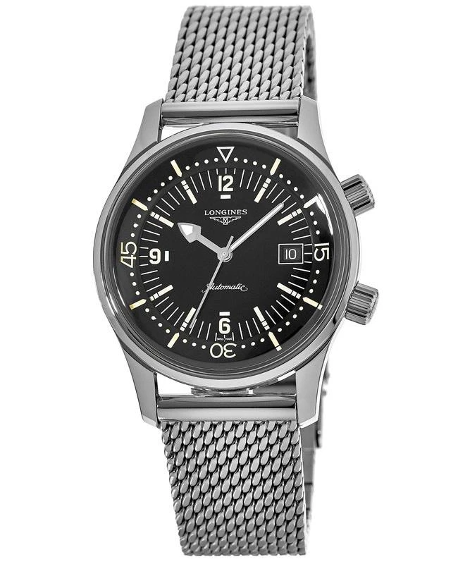 Longines Longines Legend Diver Automatic 42mm Black Dial Steel Men's Watch L3.774.4.50.6 1