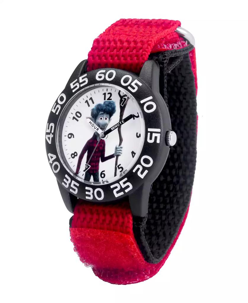 ewatchfactory Disney Onward Ian Lightfoot Boys' Black Plastic Watch 32mm