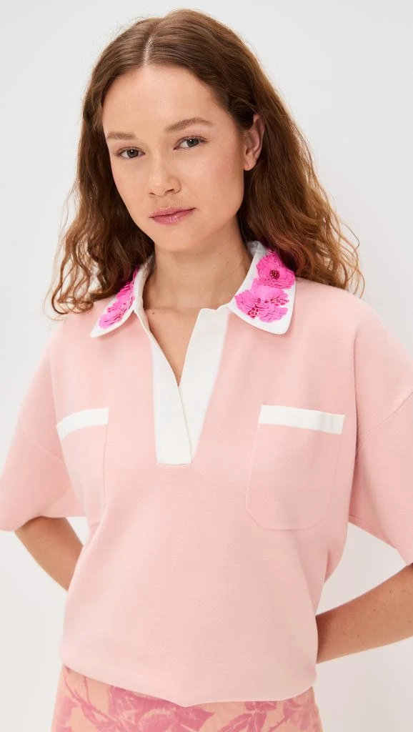 Essentiel Hoiseau Embroidered Polo 1