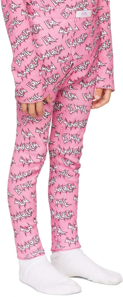 ERL Kids Pink Waffle Pants 2