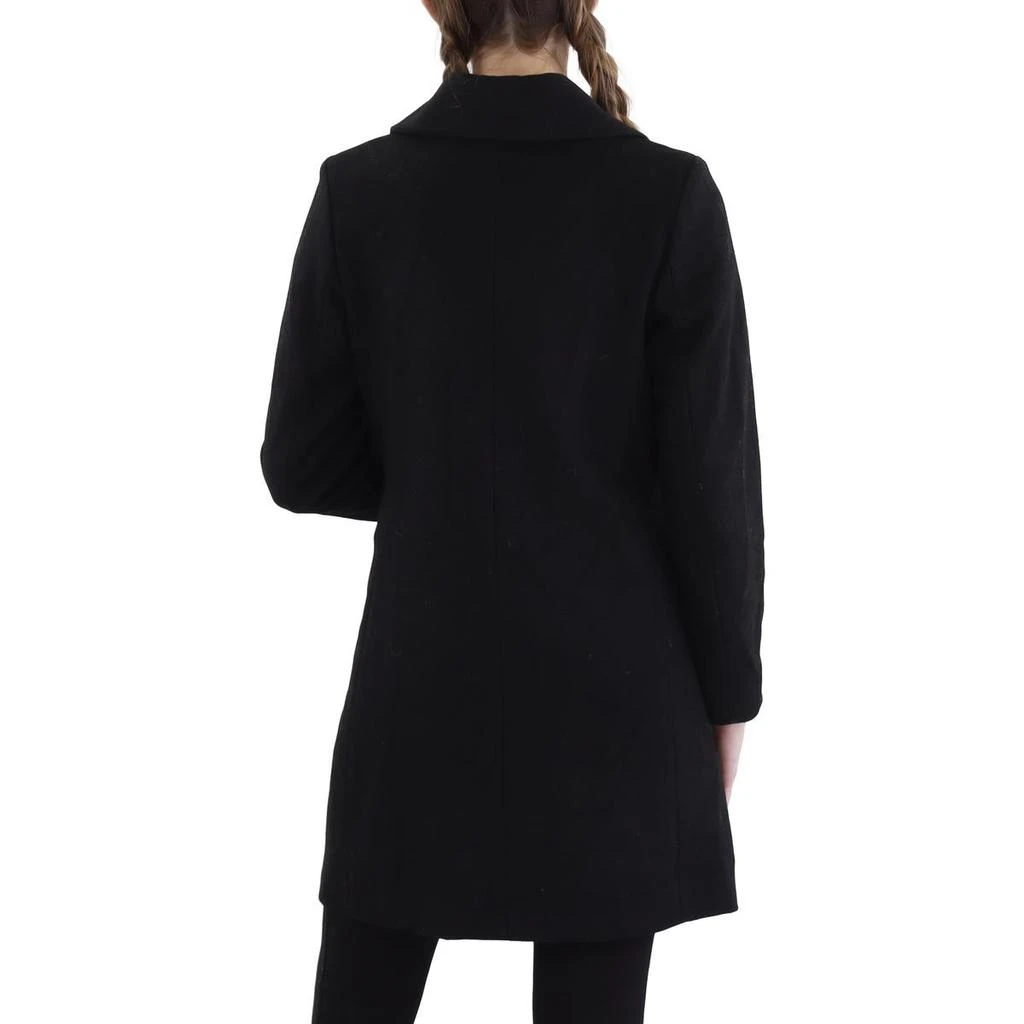 Kenneth Cole Womens Long Asymmetric Wool Coat 2