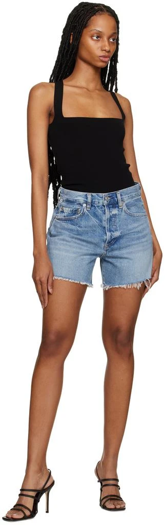 Citizens of Humanity Blue Annabelle Long Denim Shorts 4