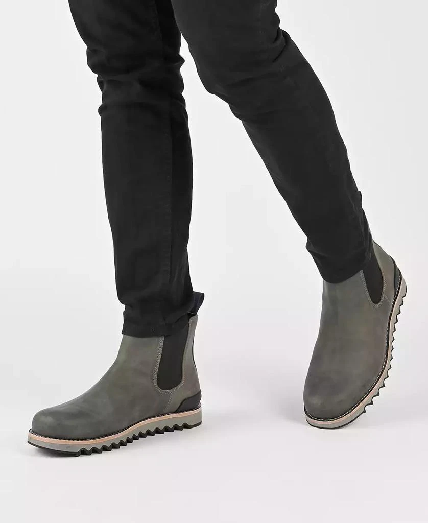 Territory Men's Yellowstone Tru Comfort Foam Pull-On Water Resistant Chelsea Boots 6