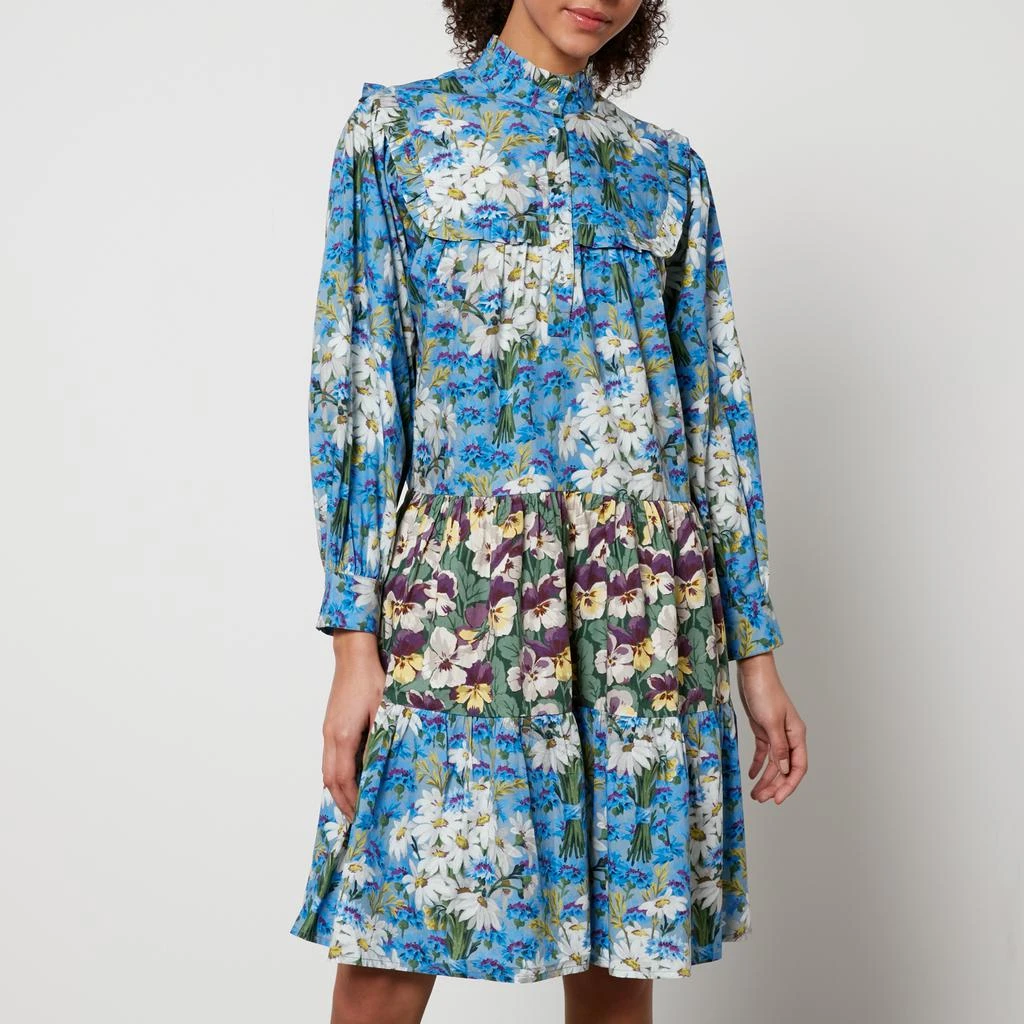 Batsheva X Laura Ashley Batsheva X Laura Ashley Carwyn Cotton Mini Dress 1