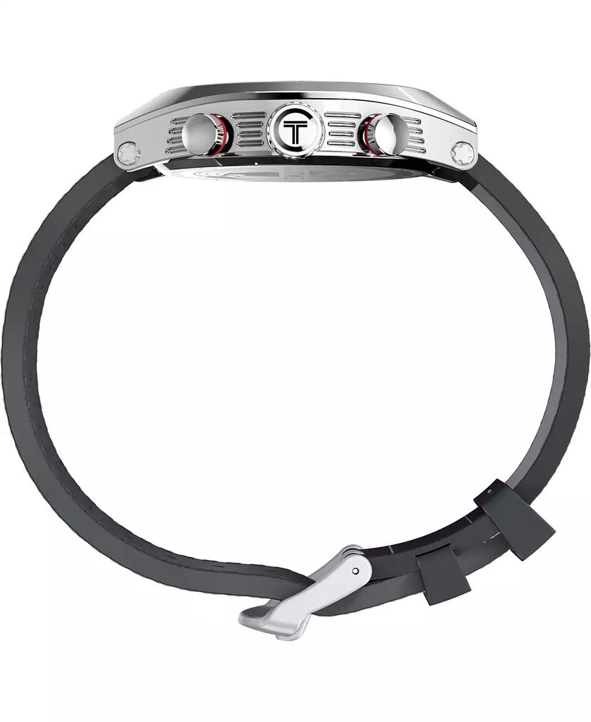 Timex Men's Quartz Analog Brown Leather Watch, 42mm