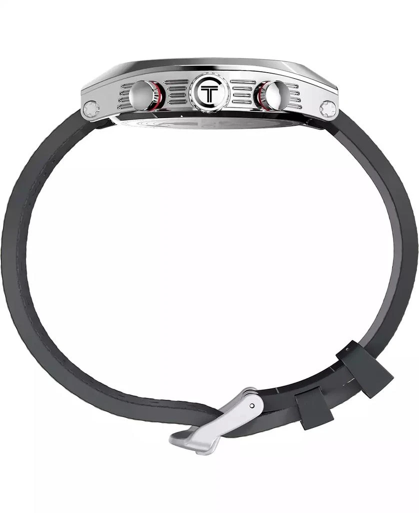 Timex Men's Quartz Analog Brown Leather Watch, 42mm 2