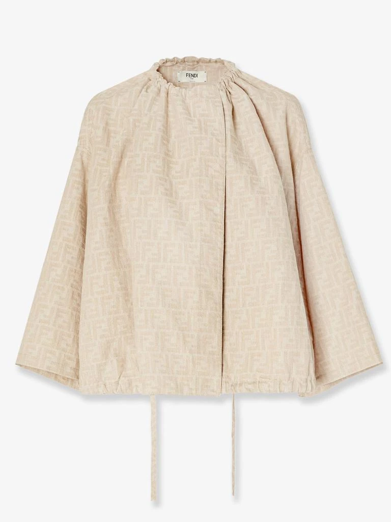 Fendi FF cotton and linen jacket 1