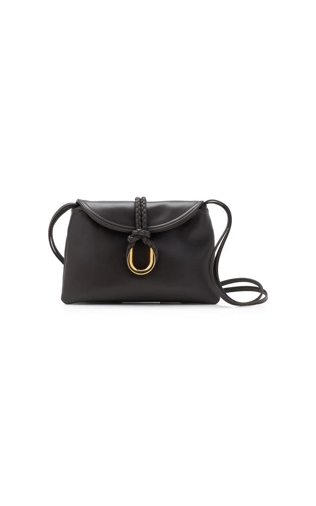 Bottega Veneta Bottega Veneta - Mini Liberta Leather Crossbody Bag - Brown - OS - Moda Operandi 1