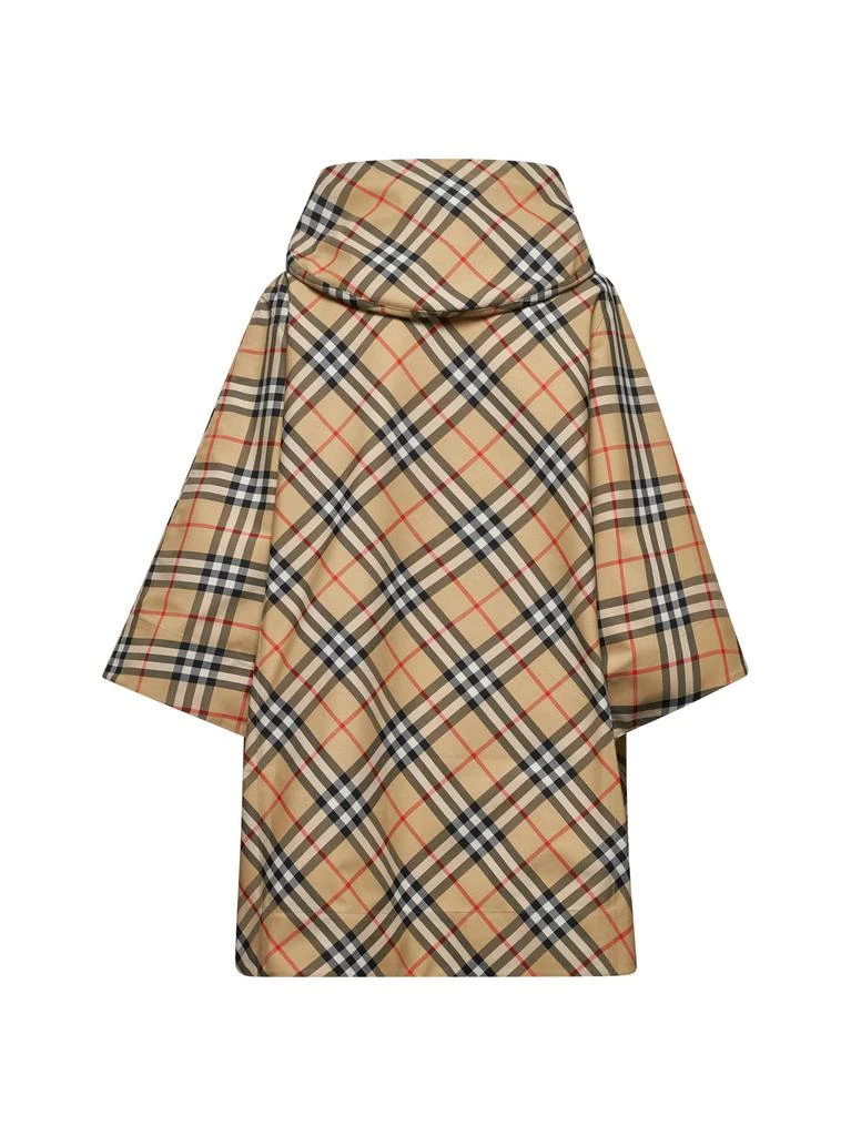 Burberry BURBERRY | Beige Check waterproof poncho <BR/> | Women | XS 2