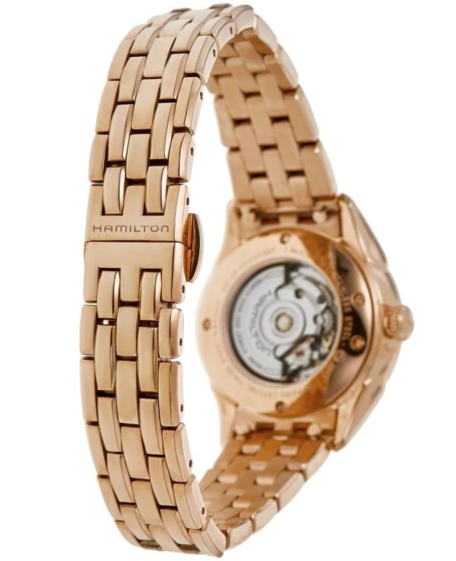 Hamilton Hamilton Jazzmaster Lady Auto Mother of Pearl Dial Rose Gold PVD Steel Women's Watch H42245191 4