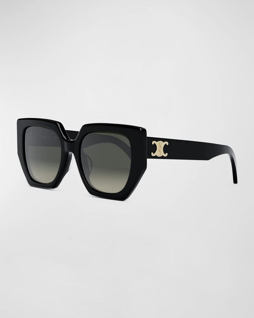 Celine Triomphe Logo Acetate Butterfly Sunglasses 1