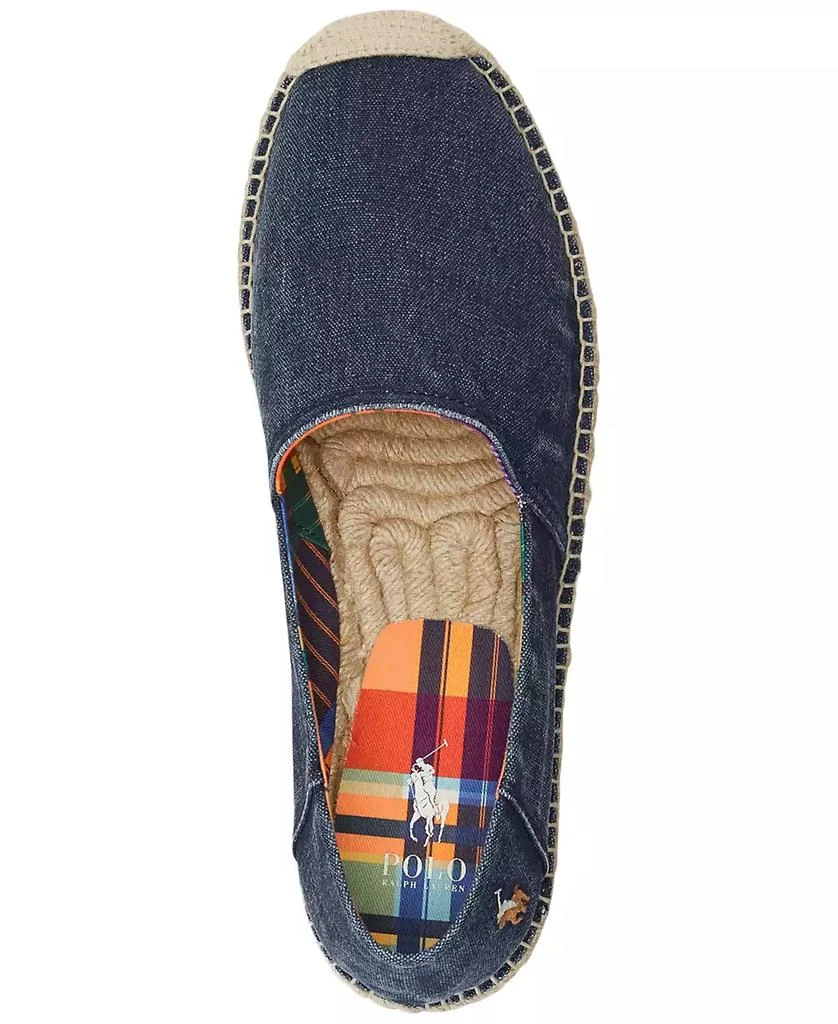 Ralph Lauren Men's Cevio Washed Canvas Espadrilles 4