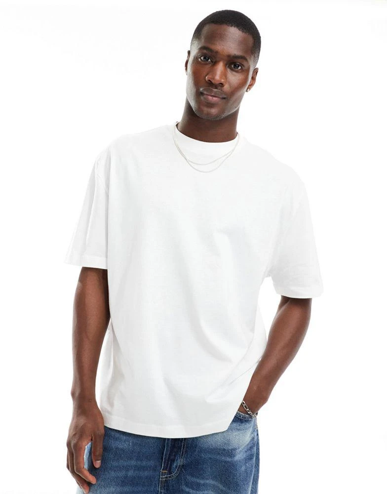ASOS ASOS DESIGN oversized t-shirt in white with pineapple back print 2