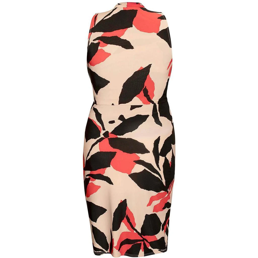 Rachel Rachel Roy Plus Womens Surplice Midi Sheath Dress 2