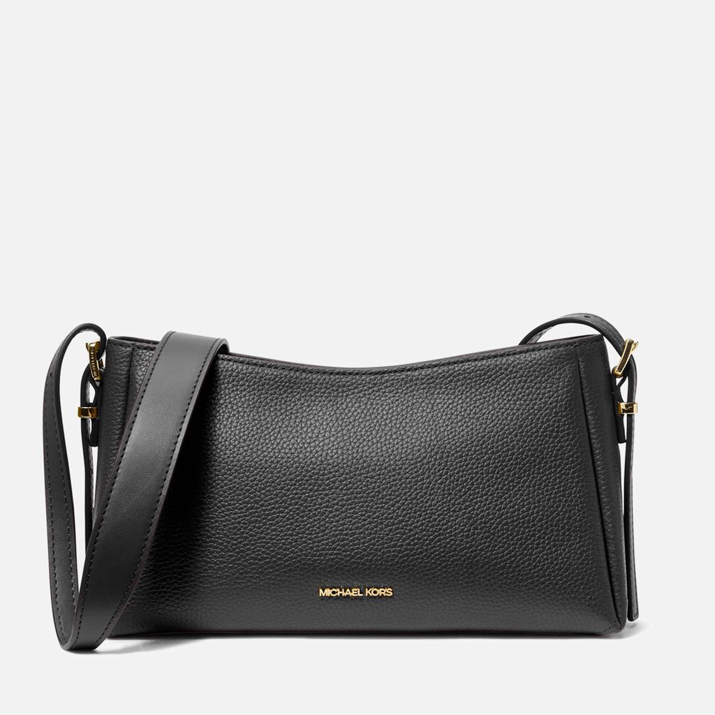 Shop MICHAEL Michael Kors Moore Leather Pouchette Bag on