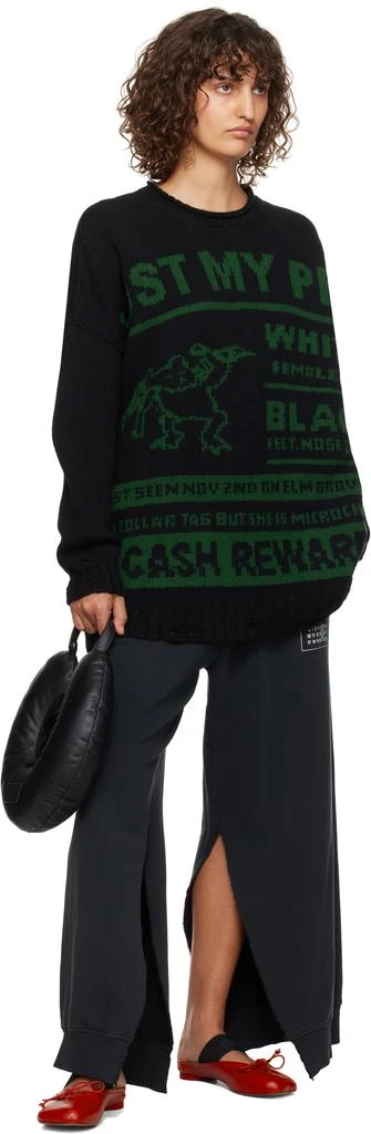 MM6 Black Travel Pillow Bag 4