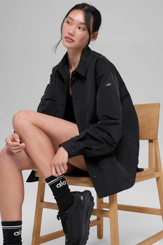 Alo Socialite Shacket - Bone 6