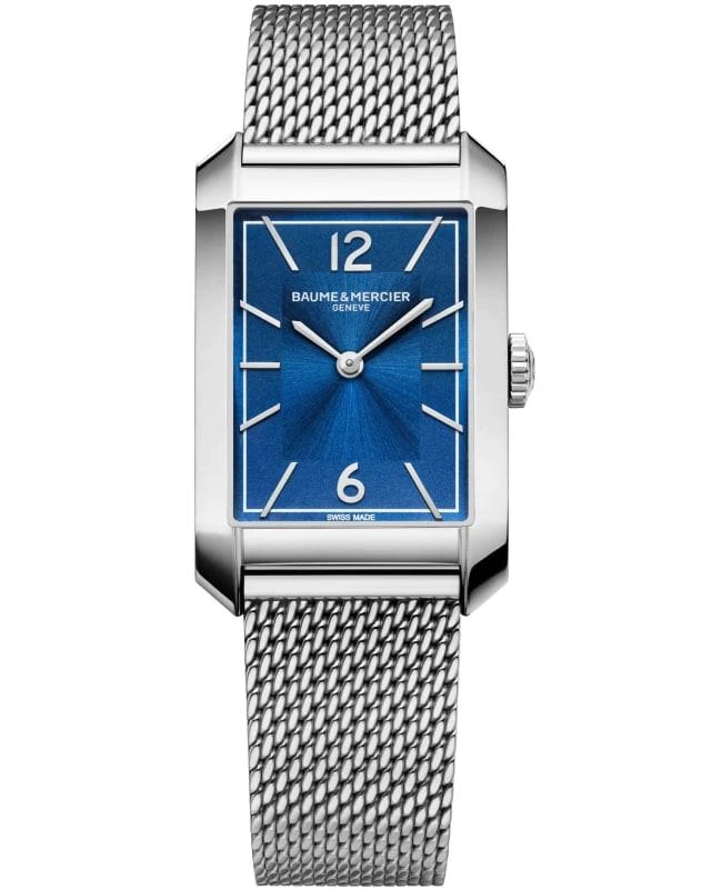 Baume & Mercier Baume & Mercier Hampton Quartz Blue Dial Steel Men's Watch 10671 1