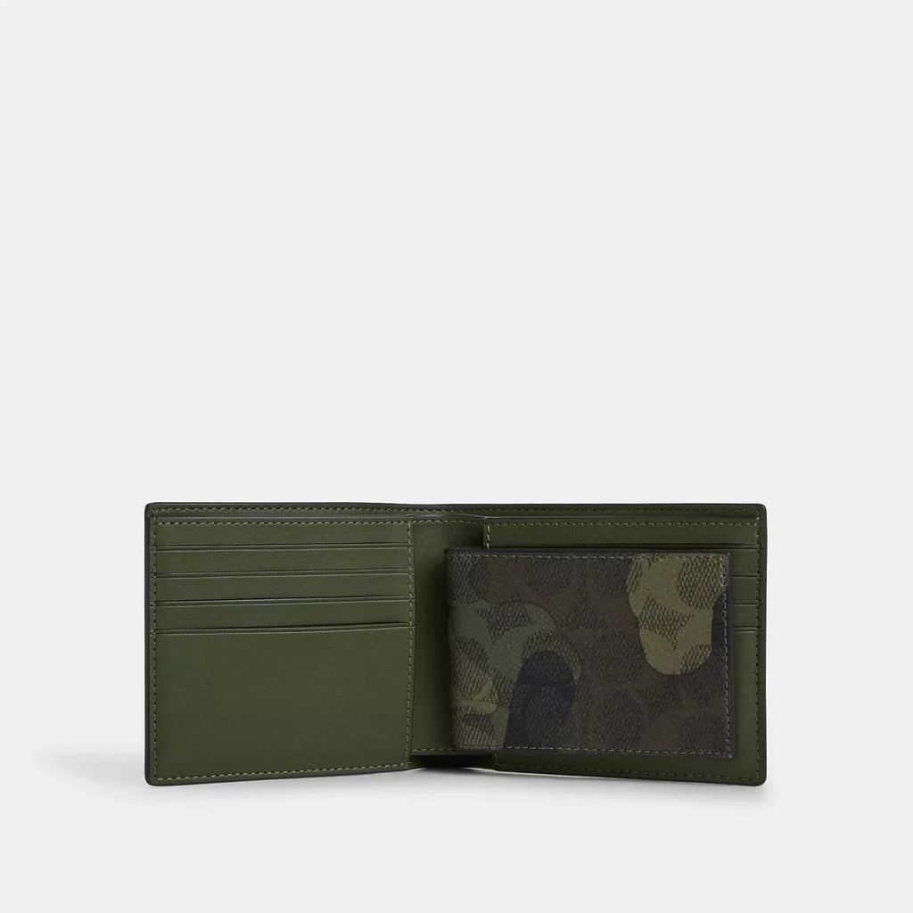 Coach 3 In 1 Wallet In Signature Camo Print 2