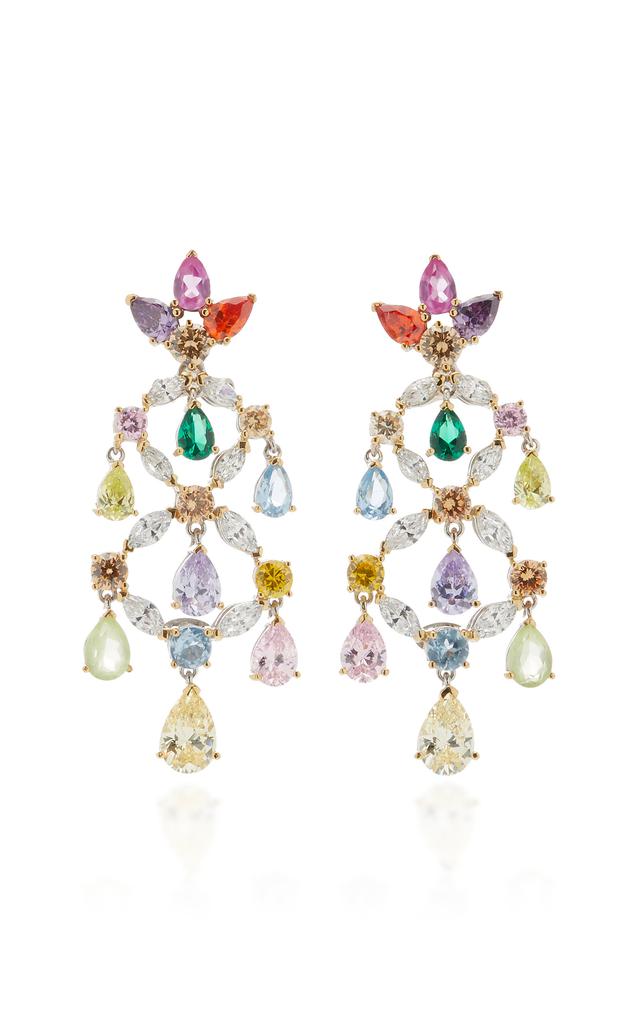 Anabela Chan Anabela Chan - Rainbow 18K Gold Multi-Stone Earrings - Multi - OS - Moda Operandi - Gifts For Her