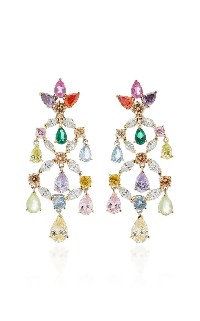 Anabela Chan Anabela Chan - Rainbow 18K Gold Multi-Stone Earrings - Multi - OS - Moda Operandi - Gifts For Her 1