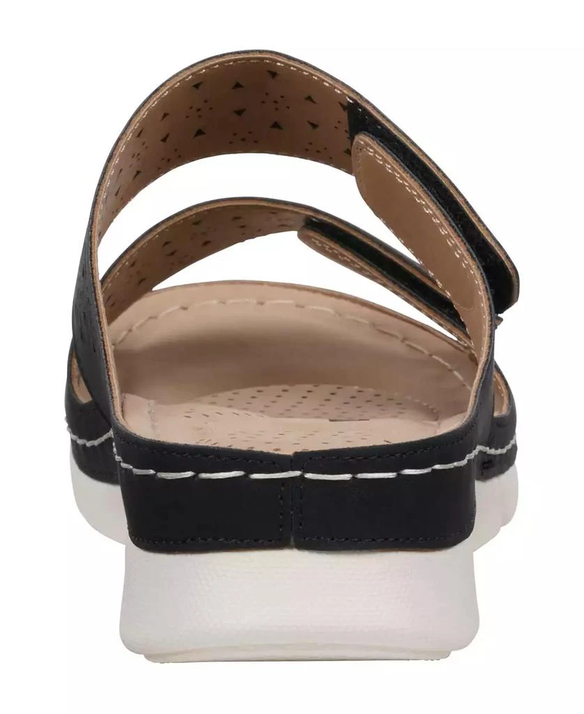 GC Shoes Women's Verna Adjustable Double Strap Footbed Sandals 3