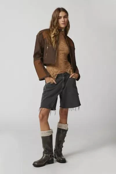 Urban Renewal Urban Renewal Remnants Witchy Lace Asymmetric Tube Top 2