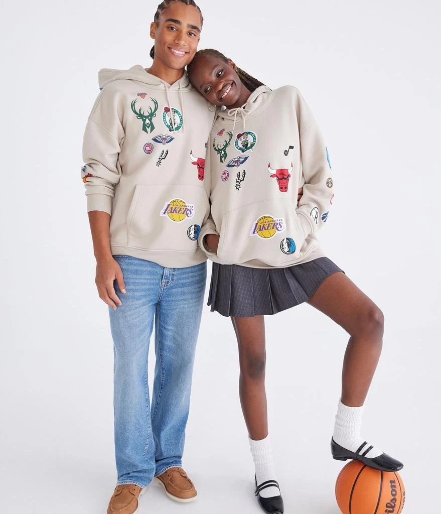 Aeropostale Nba Team Logos Pullover Hoodie 2