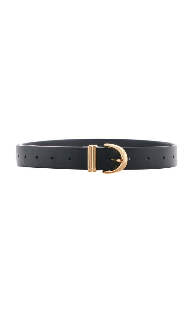 Khaite Khaite - Bambi Skinny Leather Belt - Black - 90 cm - Moda Operandi