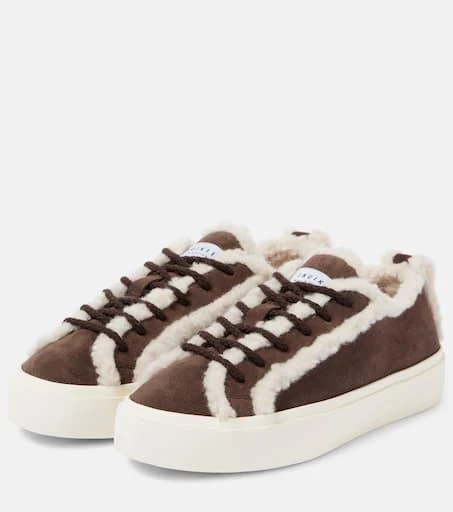 INUIKII Classic shearling-lined suede sneakers 4