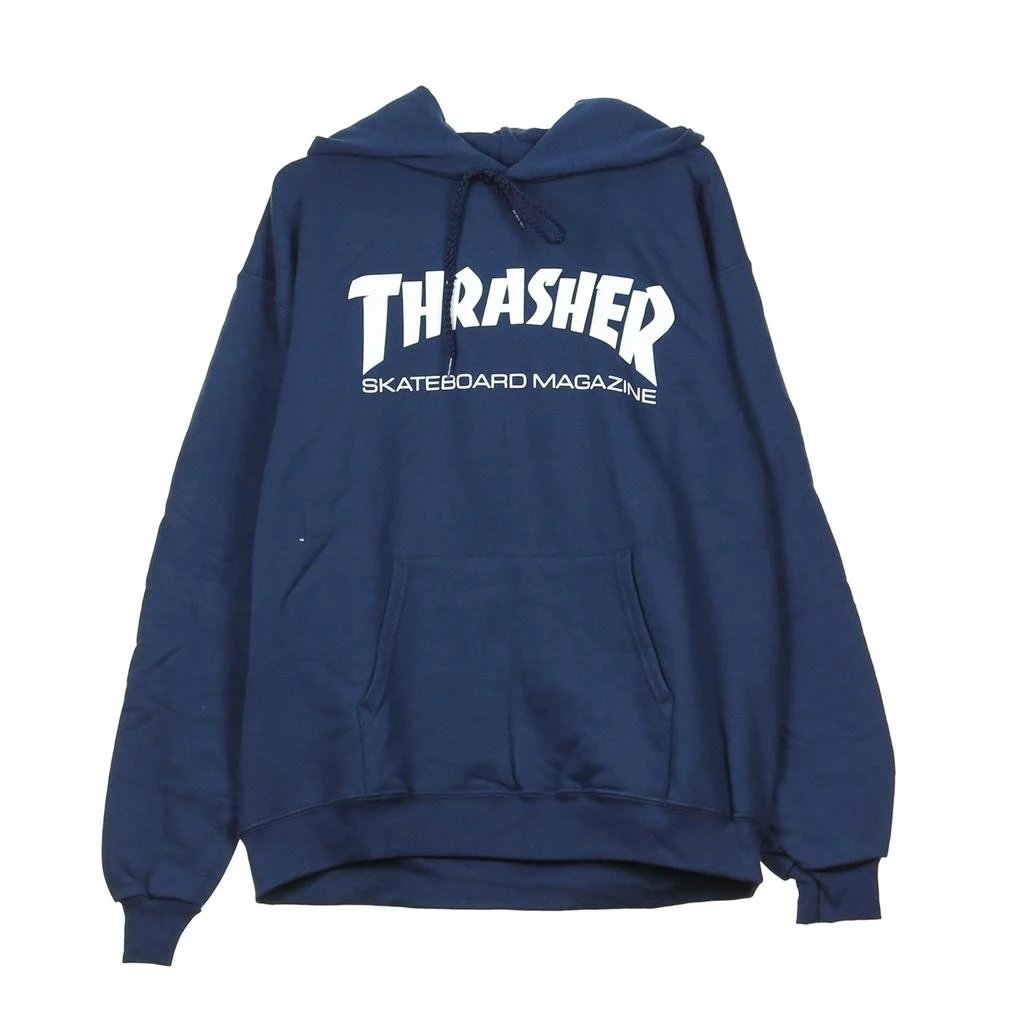 Thrasher Men's Skatemag Hood Navy/white 1