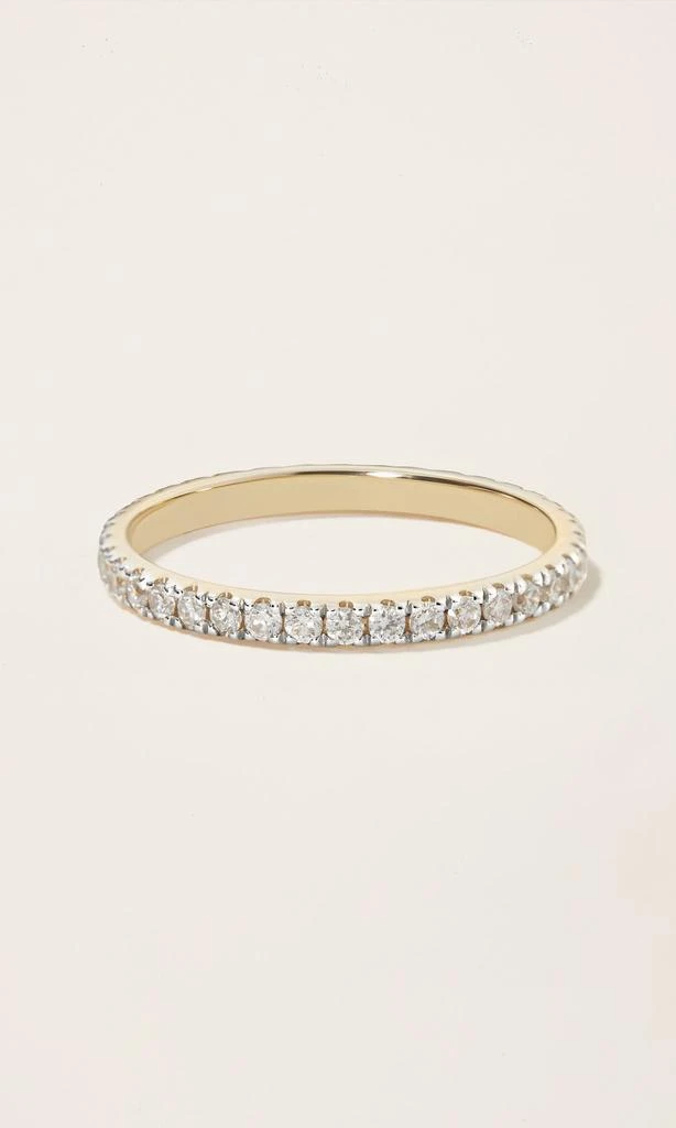 Shop 14k Solid Gold Diamond Eternity Band on Sale at BeyondStyle – Get ...