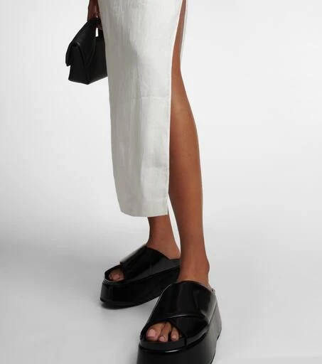 SIR. Bettina linen midi dress 5